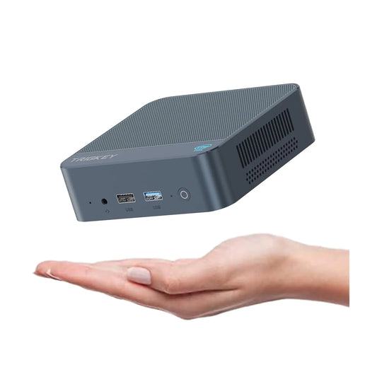 TRIGKEY Mini PC Key N150 Intel Twin Lake N150 (Upgraded N100 4C/4T 3.6GHz) Mini PC Computer 16GB DDR4 RAM 500GB SSD Desktop Computer PC Dual HDMI Display/2*LAN 1000M/WiFi5/BT5 for Office/Business